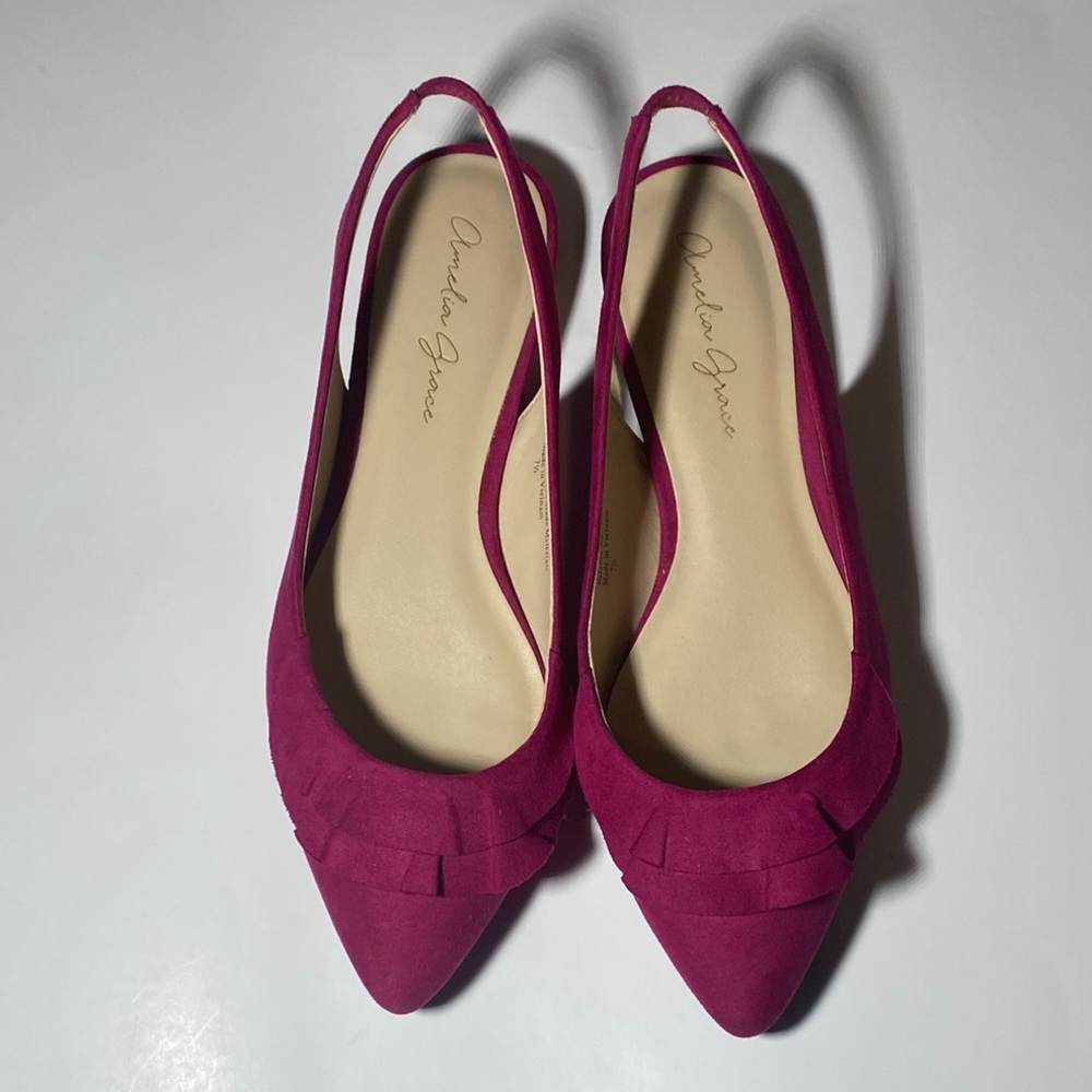 Pink and Gold Flats Elegant Loafers